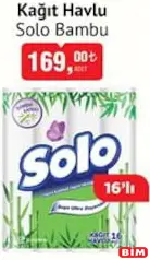SOLO BAMBU KAĞIT HAVLU 16'LI
